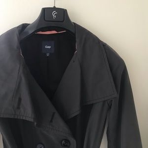 GAP Trench Coat XS in Charcoal